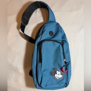 Disney Blue Crossbody Bag with Mickey Design